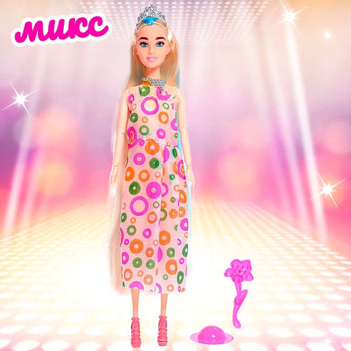 Кукла-модель шарнирная Оля в платье, с аксессуарами, МИКС - Simaland фото 14