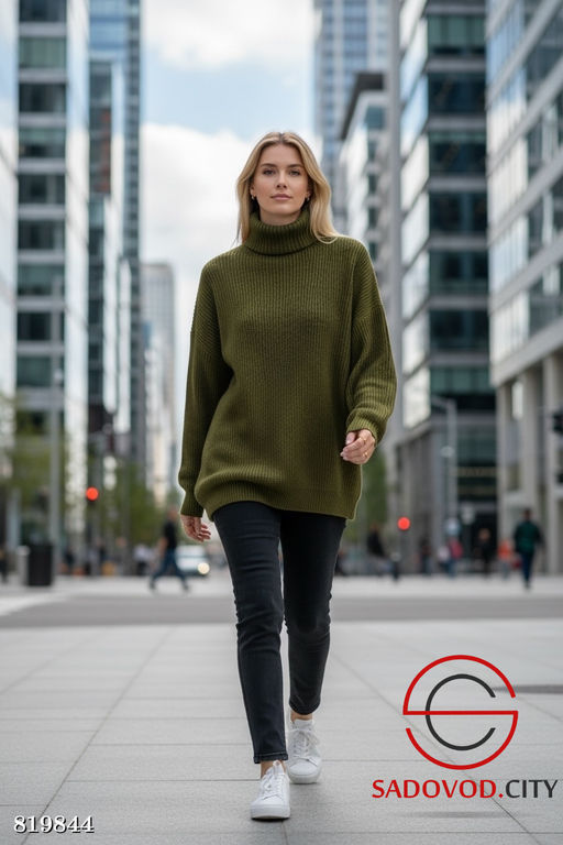 Свитер вязаный оверсайз