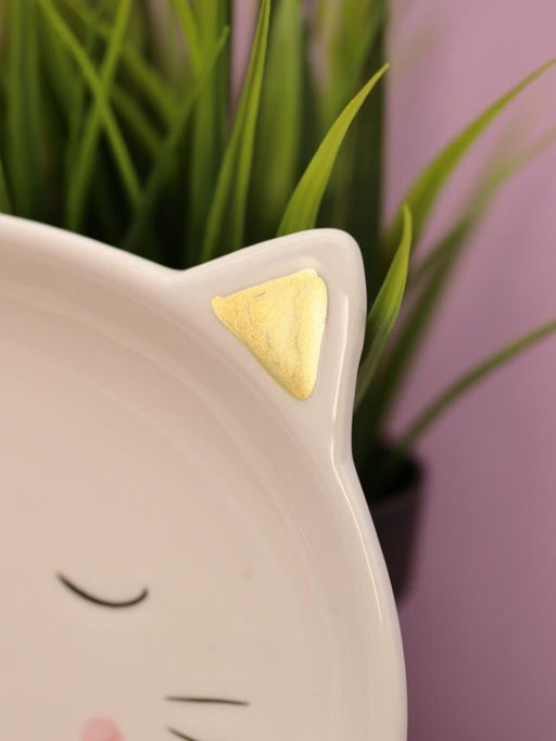 Тарелка керамическая Cat plate, 19,5х15 см