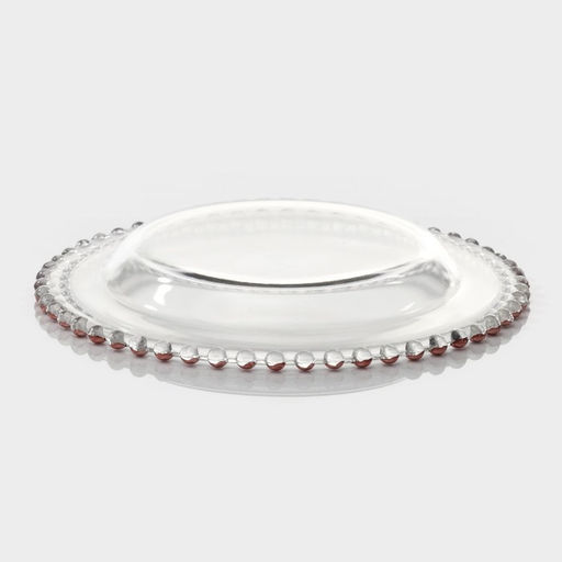 Тарелка Орбита, d=21 см, стекло, цвет розовое золото - Simaland фото 3