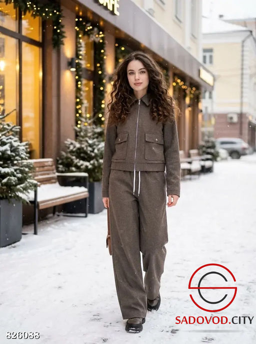 Костюм тройка женский из кашемира