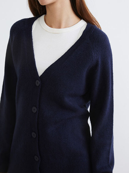 V Yaka Kad?n Triko H?rka