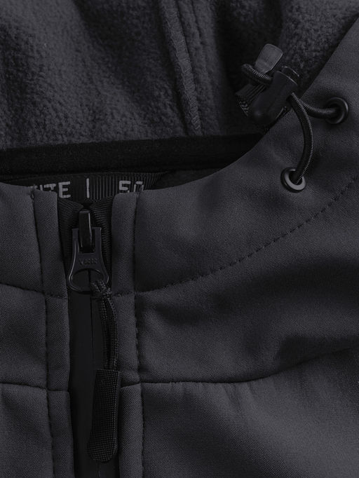 Ветровка спортивная мужская с капюшоном softshell черного цвета 9563Ch - Mtforce фото 27