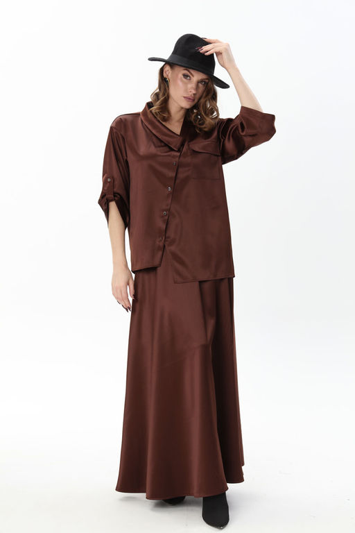 Костюм NIKVA н928-10 шоколад  фото 3