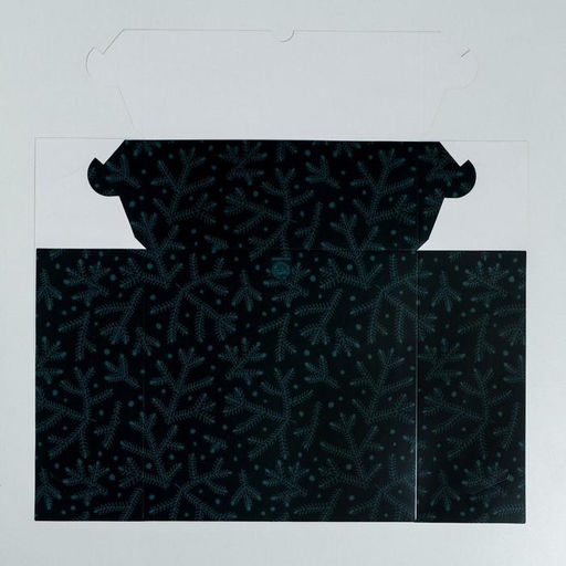 Цена за 5 шт. Коробка для капкейков «С Новым годом» 25×25×10 см