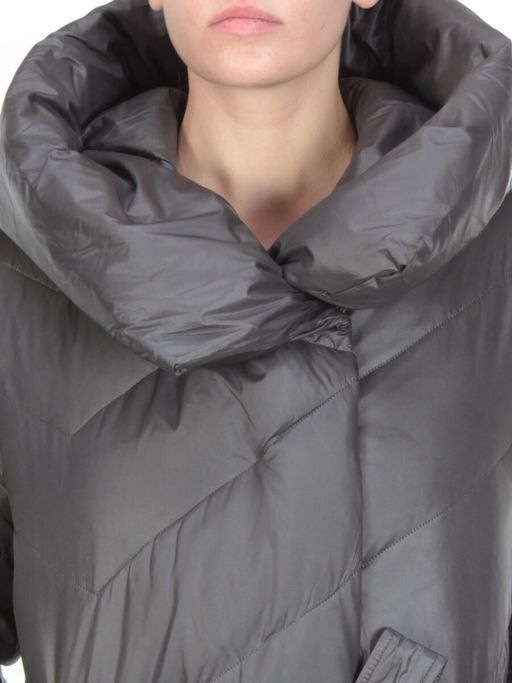 2237 DARK GRAY Пальто женское зимнее AKIDSEFRS (200 гр. холлофайбера) - Fashion фото 10