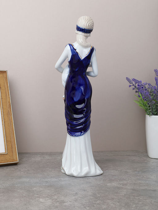 Статуэтка Дама с кошкой 30 см / 0862 /уп 24/ - Галеонтрейд фото 2