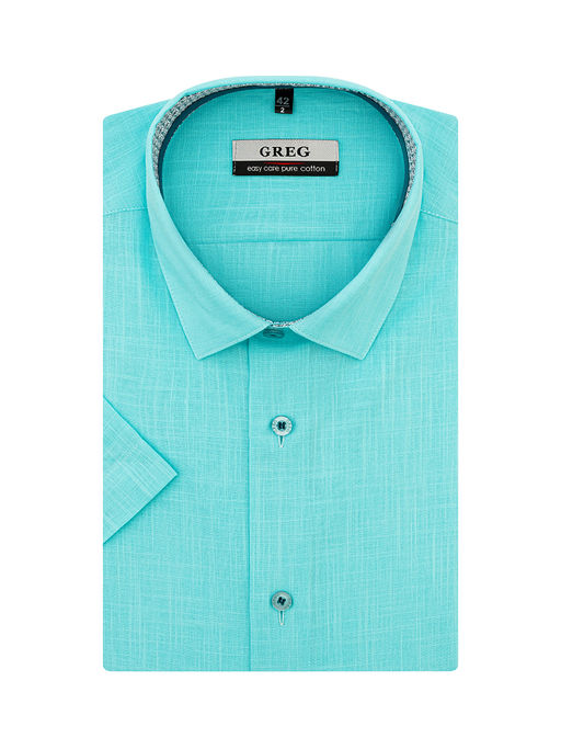 Сорочка мужская короткий рукав GREG 410/201/FLAM/Z/1p  фото 2