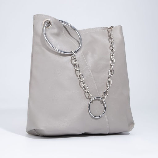 Сумка кросс-боди на молнии, цвет серый