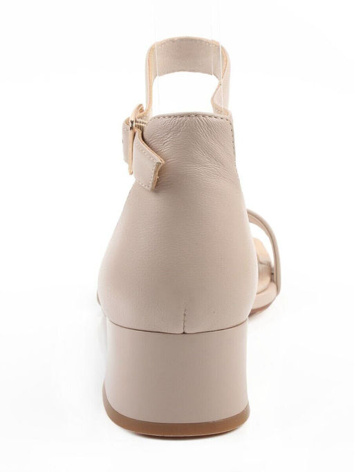 08-BE47F-66E BEIGE Босоножки женские (натуральная кожа)