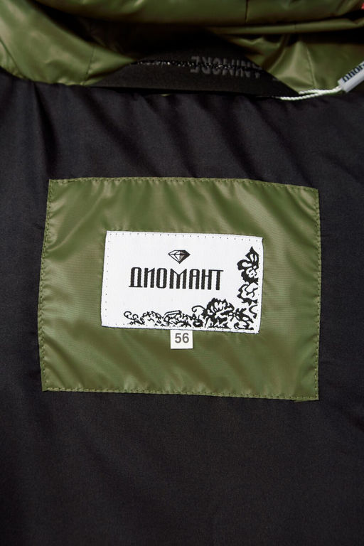 Пальто Diamant 2024 олива фото 6