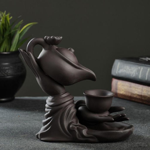 Подставка для благовоний TAKE IT EASY «Чайная церемония», стелющийся дым, 16×14×9 см