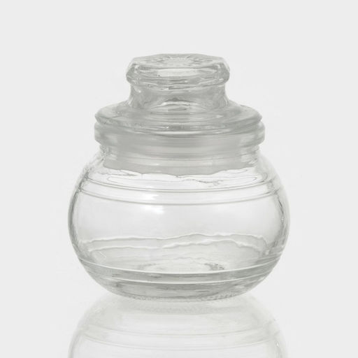 Банка для сыпучих Бочка, 130 мл, 78.4 см, стекло, прозрачная