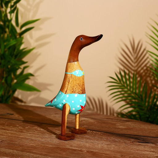 Сувенир «Утка в купальнике», 25 см, дерево