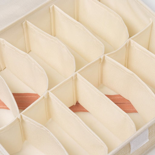 Органайзеры для хранения белья Пастель, 3 шт., с крышкой, 31.52510 см, бежевые - Simaland фото 5