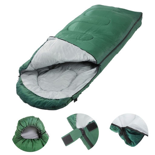 Спальный мешок туристический, 220 х 75 см, до -20 градусов, 700 г/м2, болотный - Simaland фото 2