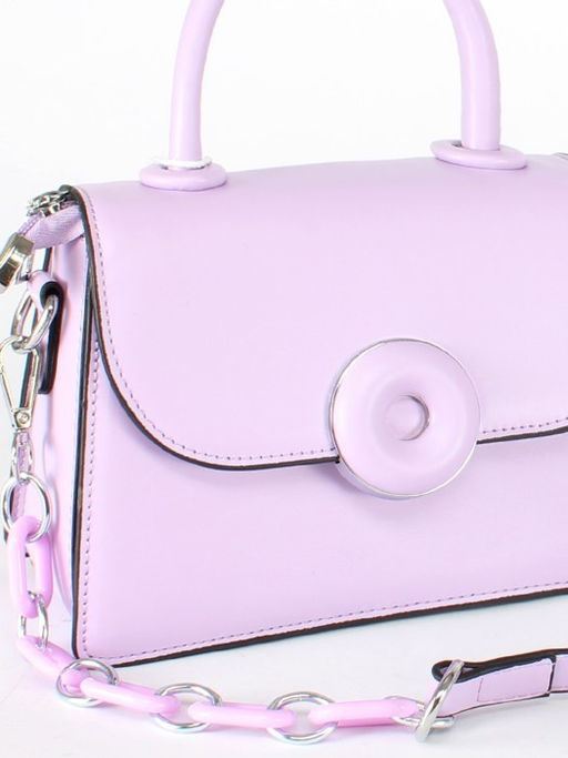 Сумка женская искусственная кожа Ch&K-8618, 1отд, 2плеч/рем, сирень SALE 255091 - Adelia фото 9