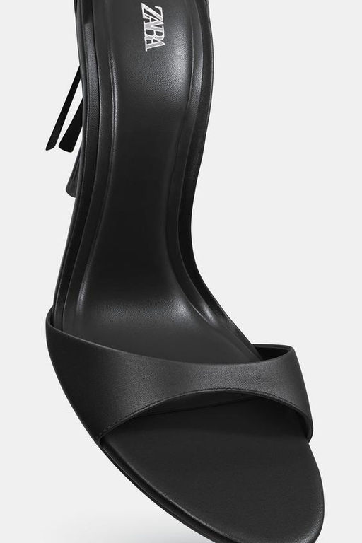 BOW ANKLE STRAP SANDALS - Zara фото 4