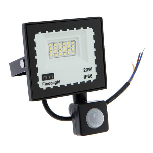 Прожектор светодиодный, 20 Вт, 1800 Лм, 6500К, Датчик движения, IP66 - Simaland фото 2