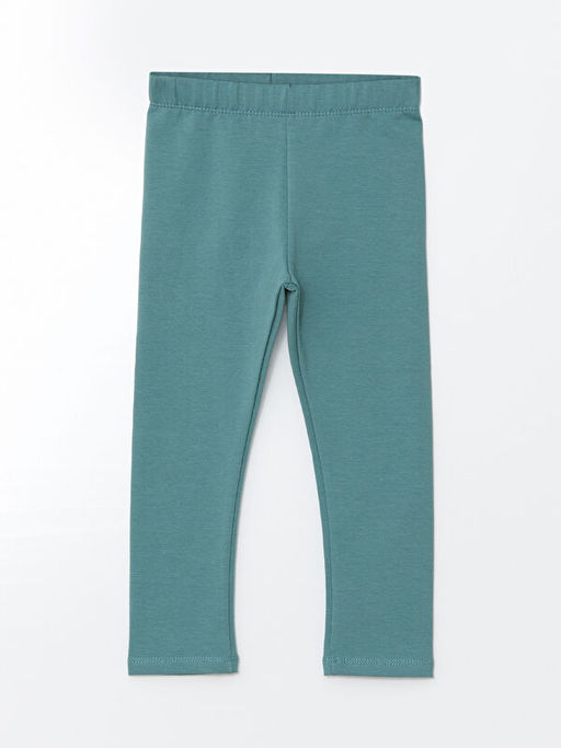 Beli Lastikli Basic Pamuklu K?z ?ocuk Tayt