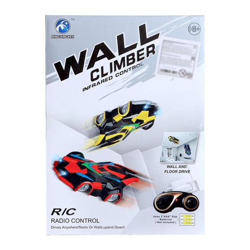 Антигравитационная машинка СпортКар, радиоуправление, аккумулятор, ездит по стенам, свет, цвет синий - Simaland фото 8