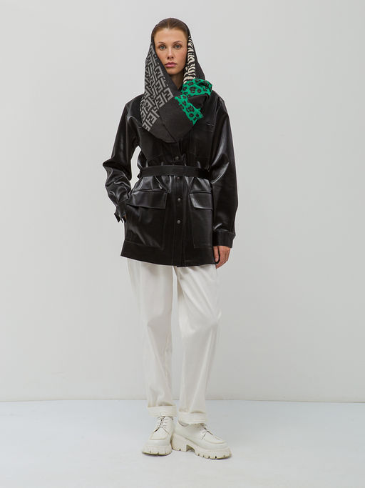 в СОСТАВЕ ШЕРСТЬ и КАШЕМИР! Большой,теплый двусторонний палантин - Tantino фото 9