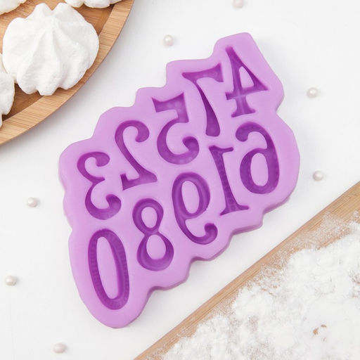 Молд Цифры, силикон, 15?10 см, МИКС - Simaland фото 5