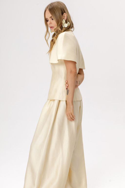 Блуза Pirs 6583 сливочный