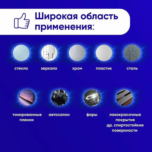 PERFECT HOUSE Чистящее средство для стекол,зеркал и поверхностей с полирующим эффектом, 580мл  фото 8