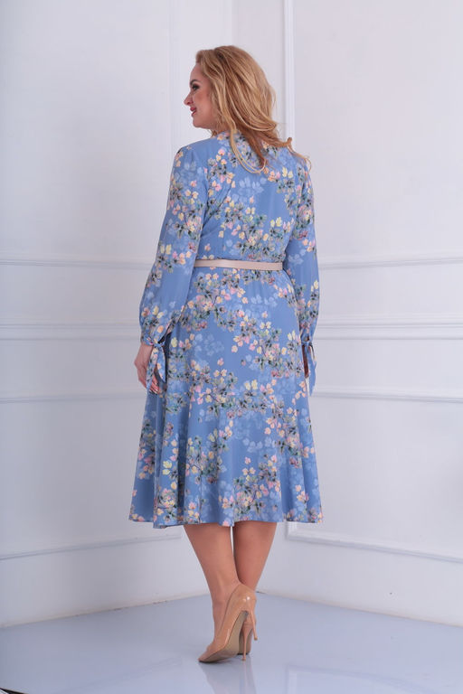 Платье AMORI 9542 голубой  фото 2