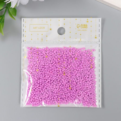 Бисер стекло 12/0 Глициния 15 гр - Арт узор фото 3