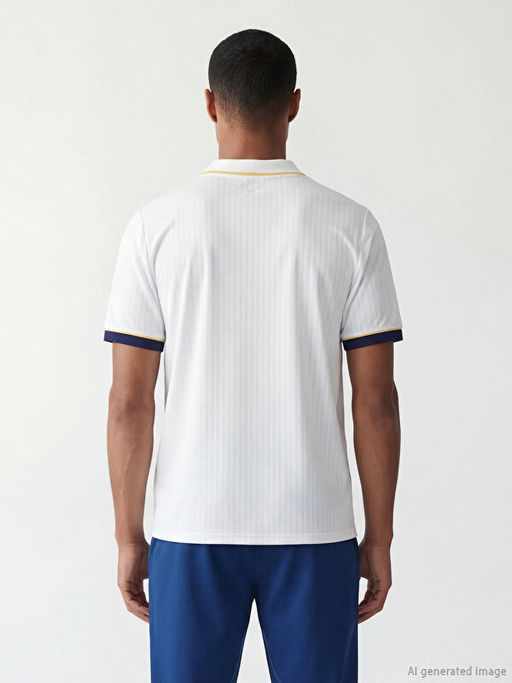 Polo Yaka Real Madrid Nak??l? Erkek Spor Ti??rt