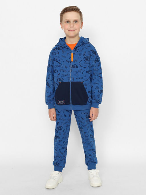 CRB wear/CWKB 63678-42-384 Толстовка для мальчика,синий/Ex.Cherubino  фото 4