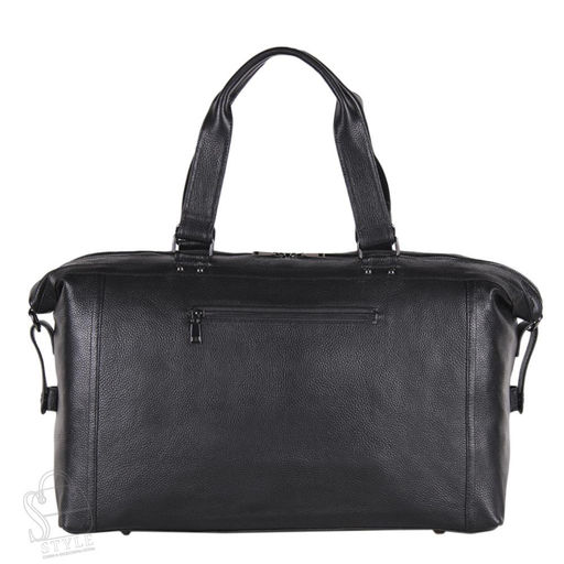 Сумка дорожная кожаная 8059G black S-Style в Новосибирске