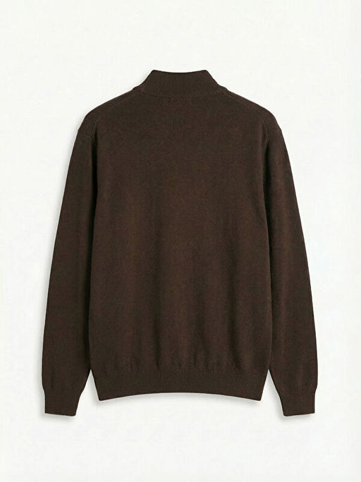 Dik Yaka Erkek Triko Kazak