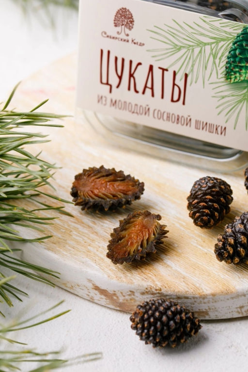 Цукаты из молодой сосновой шишки - Сибирский кедр фото 2