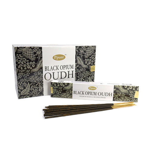 Благовония Ppure 15гр Black Opium Oud уп-12 шт Черный опиум Удд