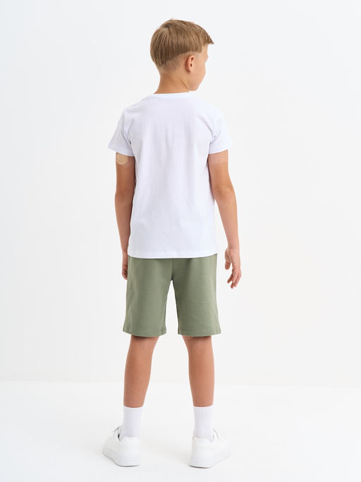 Шорты для мальчика цвета хаки - Kogankids фото 8