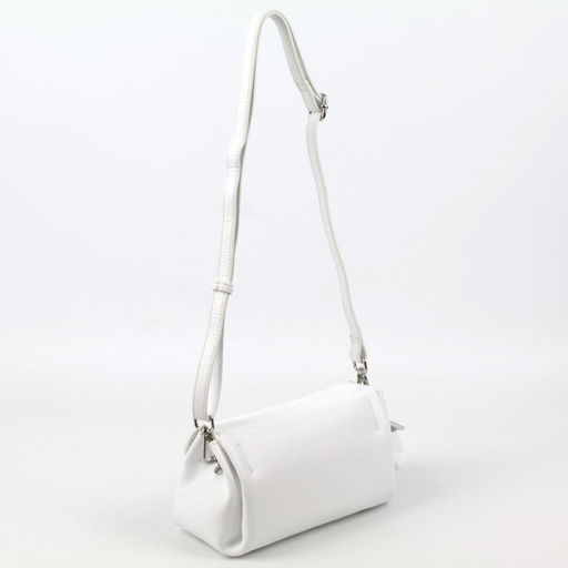 Женская кожаная сумка бочонок через плечо 0025-3 - Cidirro фото 4