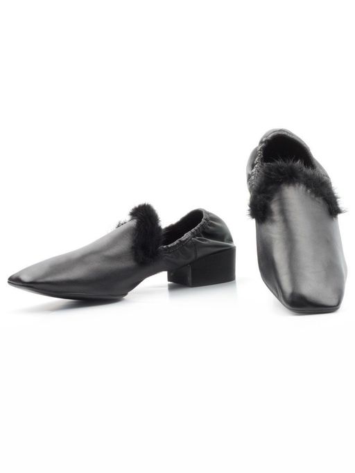 03-N18120S-2 BLACK Полуботинки женские (натуральная кожа) - Фабричный китай фото 12