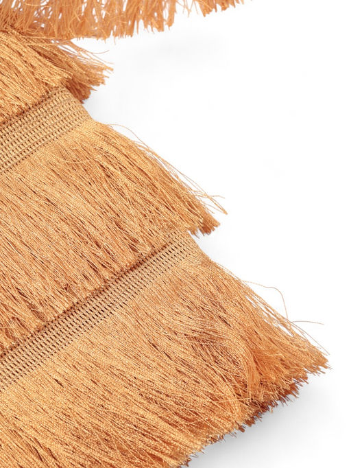 Бахрома одинарная, 6.5 см, 20 м±0.5, золотистая