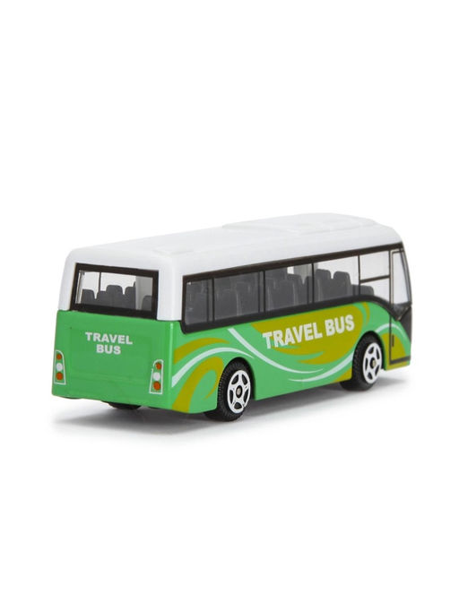 Автобус металлический Междугородний, масштаб 1:64, цвет зелёный - Автоград фото 9