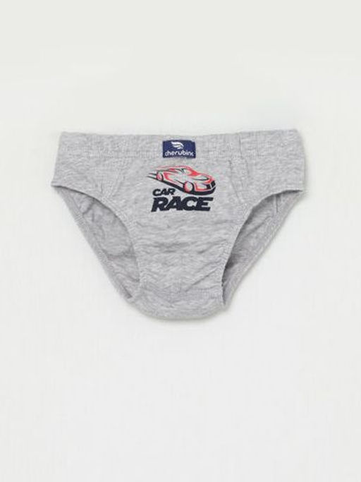 CRB wear/CWKB 10065-11 Трусы для мальчика, светло-серый меланж/Ex.Cherubino  фото 2