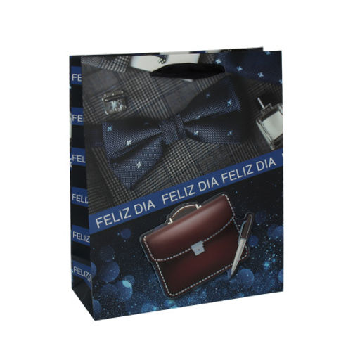 Пакет подарочный 23,5х19,5х8 / 1326S /уп 12/720/23 февраля микс - Галеонтрейд фото 2