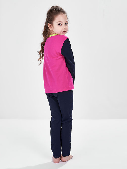 Пижама для девочки UD 1056 малиновый