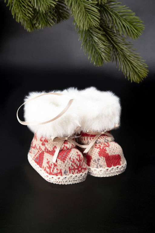 Новогодние украшения Сапожки 10*7*7 см (SF-8044) №7 - Больше подарков фото 4