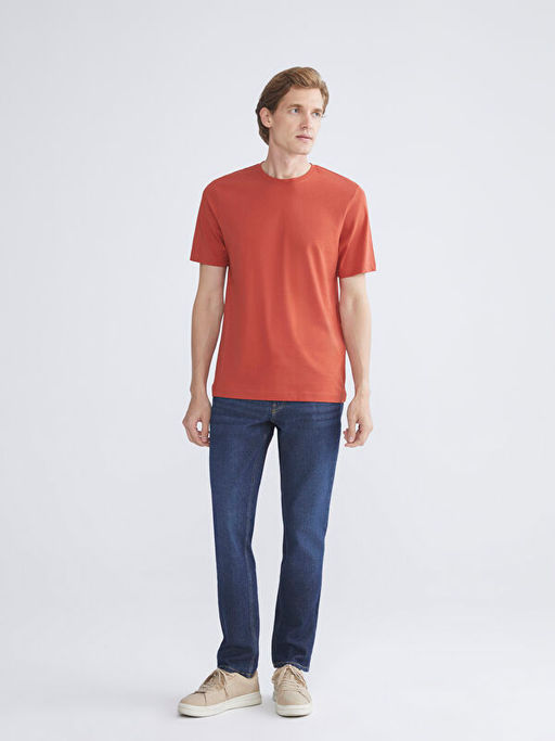 Bisiklet Yaka Penye Erkek Ti??rt