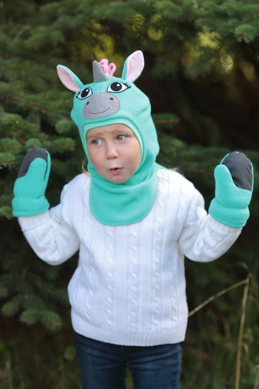 Варежки флисовые ОСЕНЬ/ВЕСНА - Шанти пунти фото 6