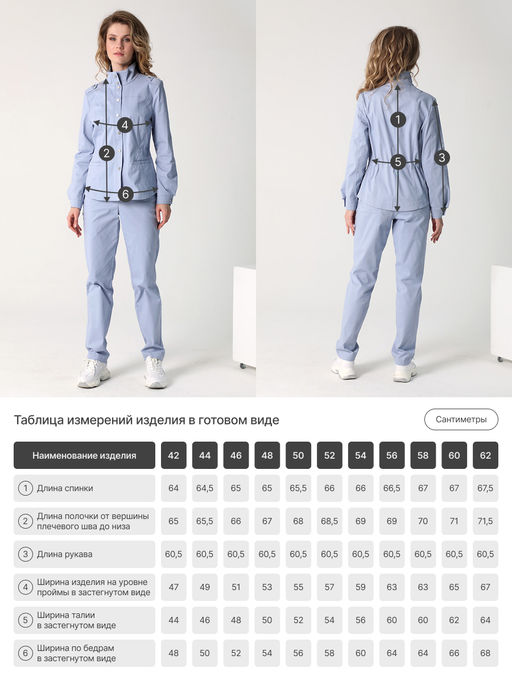 25211 Жакет голубой