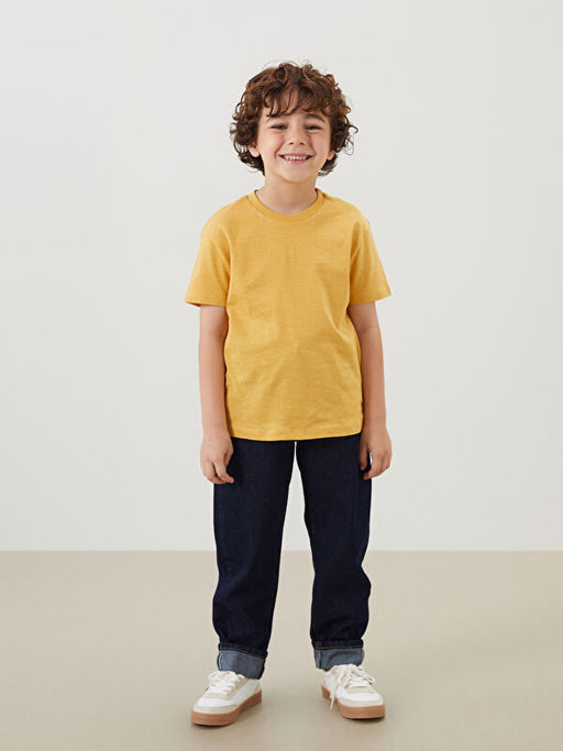 Bisiklet Yaka Basic Erkek Bebek Ti??rt